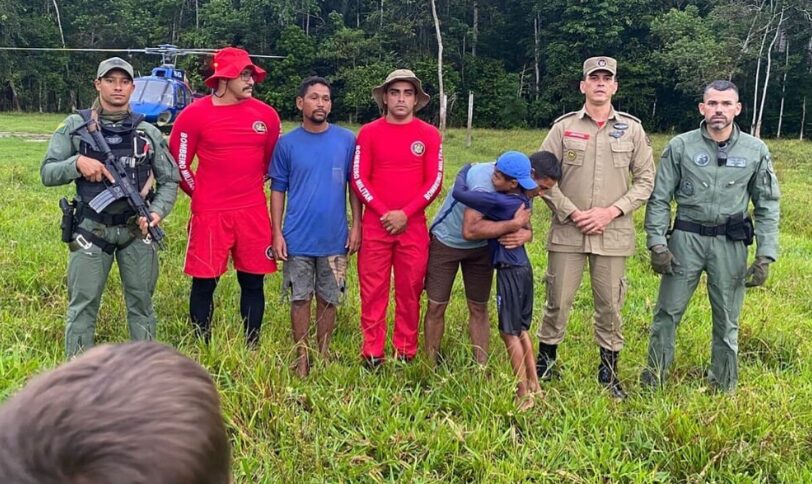 Caçadores que se perderam na mata são resgatados e retornam à comunidade no interior de Porto Walter