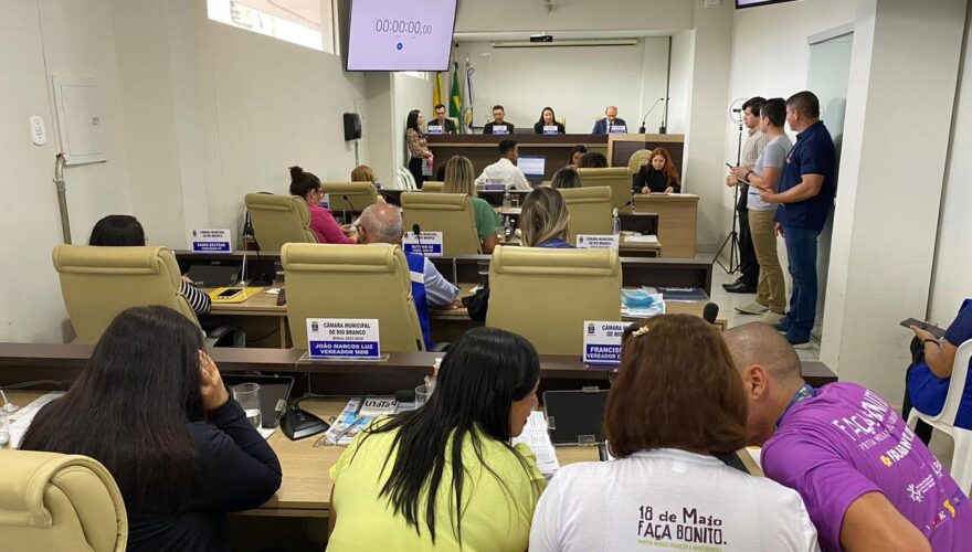 Atendendo a requerimento da vereadora Elzinha Mendonça, a Câmara Municipal de Rio Branco realizou na sexta-feira, 26, uma audiência pública - Foto: Cedida