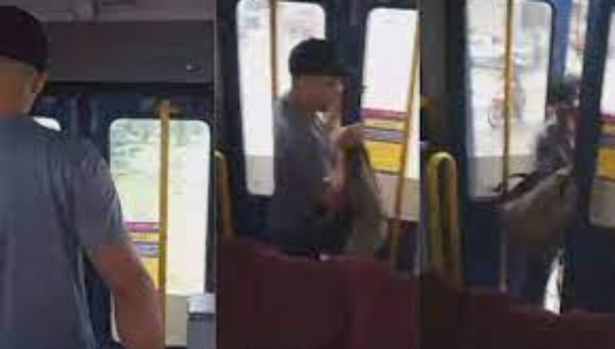 Homem pula de ônibus em movimento após cometer importunação sexual - Foto: Divulgação