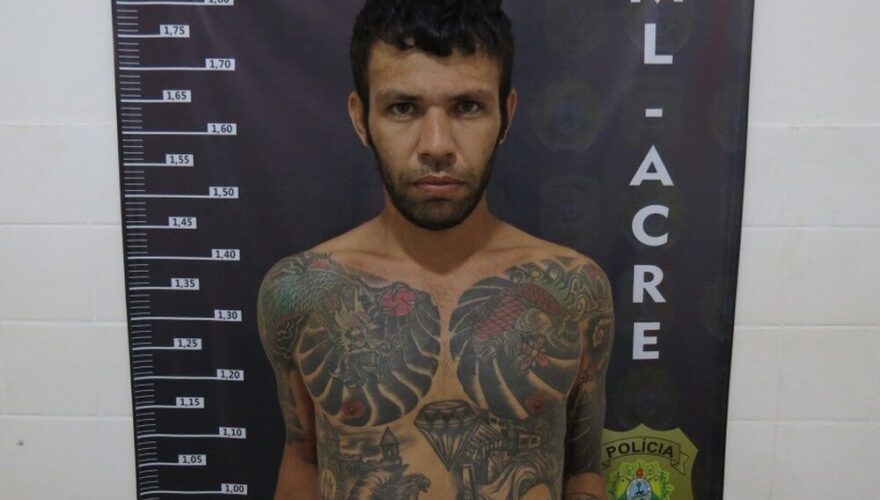 Natanael Oliveira foi preso no último dia 14 de julho em Rio Branco e autuado por homicídio qualificado — Foto Arquivo