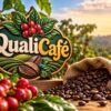 Placa QualiCafé entre Cerejas e Grãos