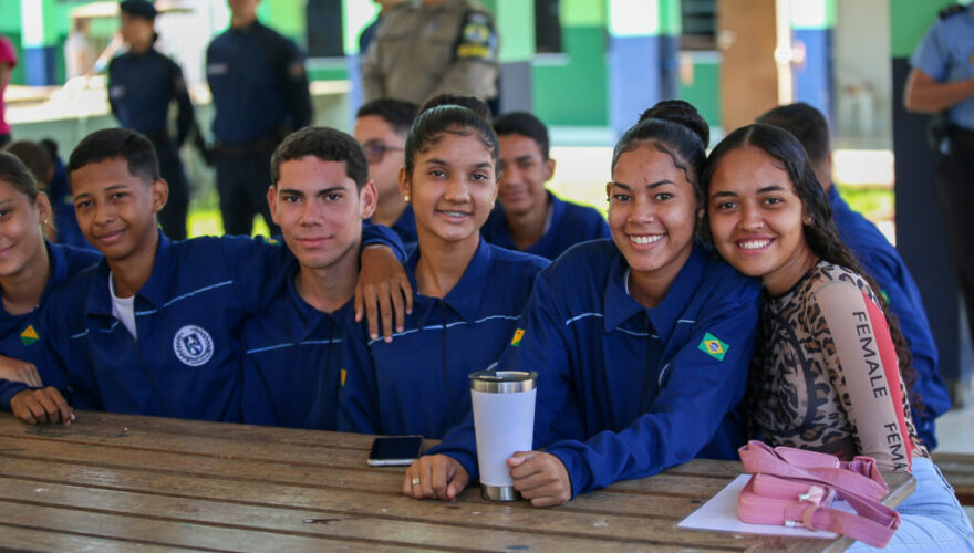 Ação de cidadania do Programa Acre pela Vida na Escola Aldaci Simões da Costa, em Senador Guiomard. Foto Dhárcules PinheiroAscom Sejusp