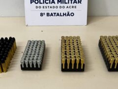 Polícia Militar apreende munições de uso restrito durante barreira na BR-364 em