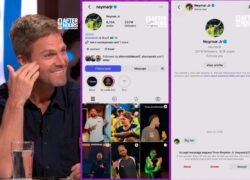 Ator de ‘Arrow’ ignora Neymar por oito anos e recebe resposta do jogador ao vivo