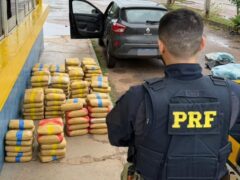 PRF apreende quase 175 quilos de droga durante abordagem na BR-364 em Rio Branco