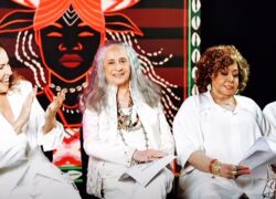 Alcione, Daniela Mercury, Leci Brandão e Maria Bethânia gravam o samba da Mangueira para o Carnaval 2027