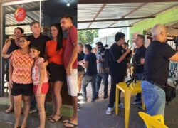 Luciano Huck faz visita e surpreende moradores de cidade de 12 mil habitantes em MS